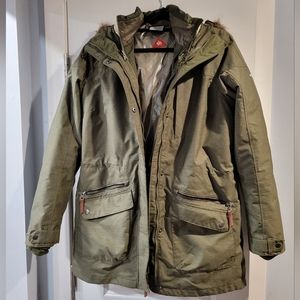 Columbia Carson Pass Interchange 3-in-1 Jacket Olive Green or Army Green